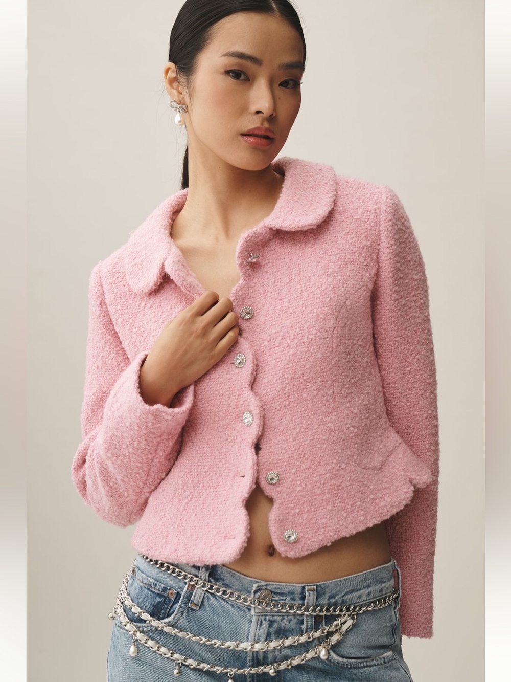Anthropologie tweed jacket